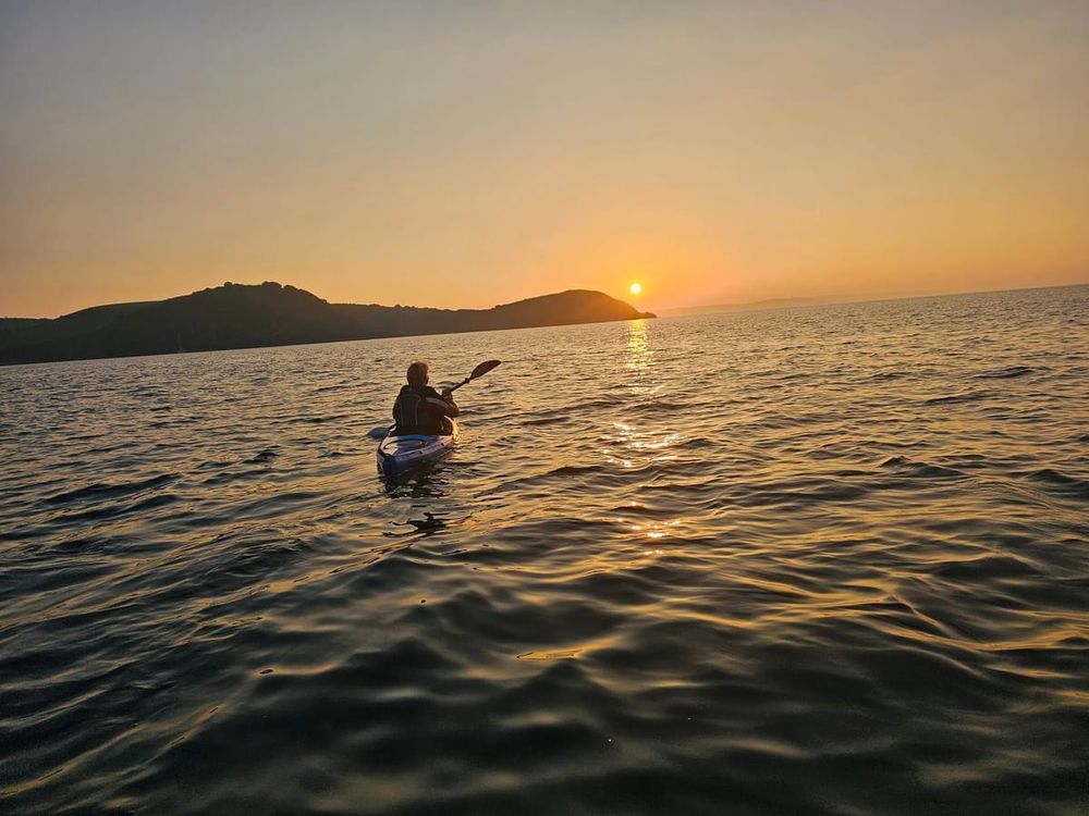 Paddled to see the sunrise!