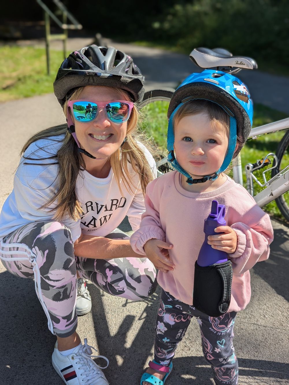 Family bike ride