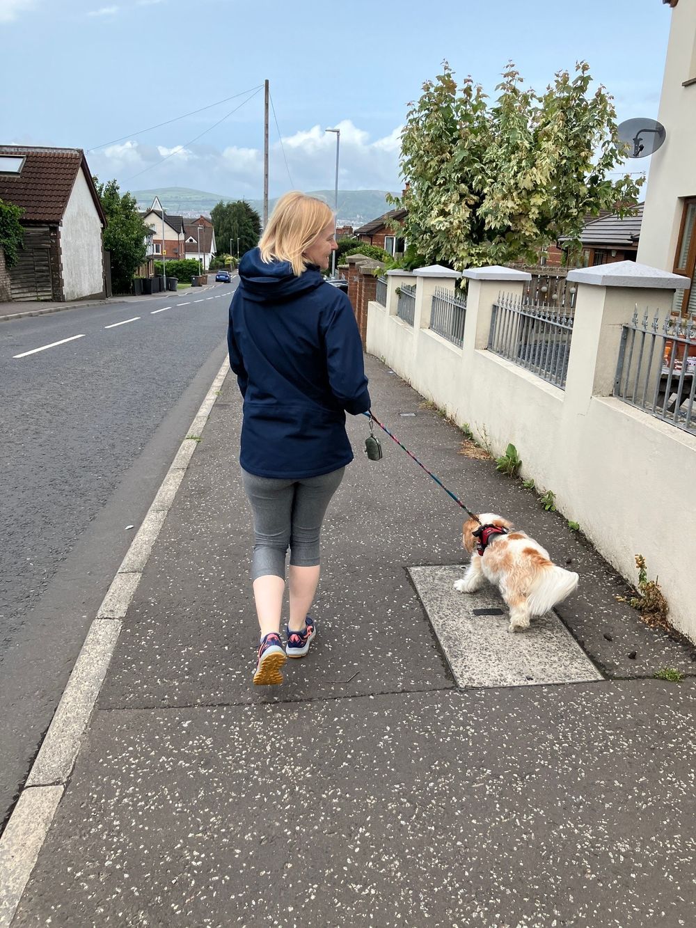 Walking while working from home
