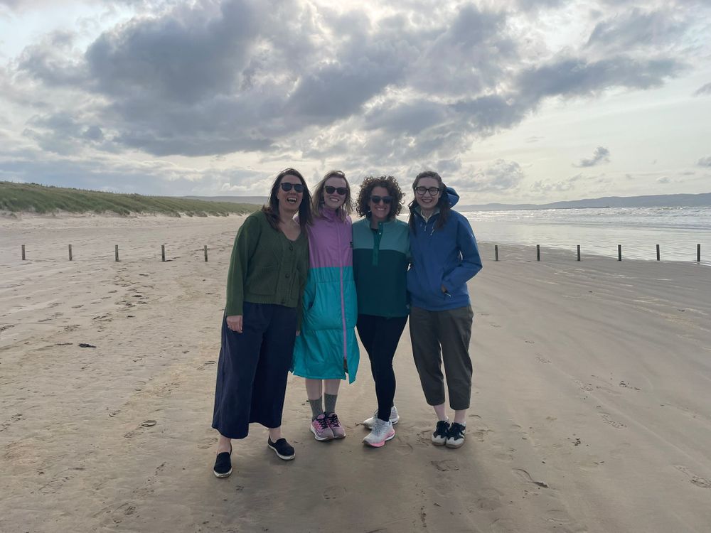 Beach walk and sea dip