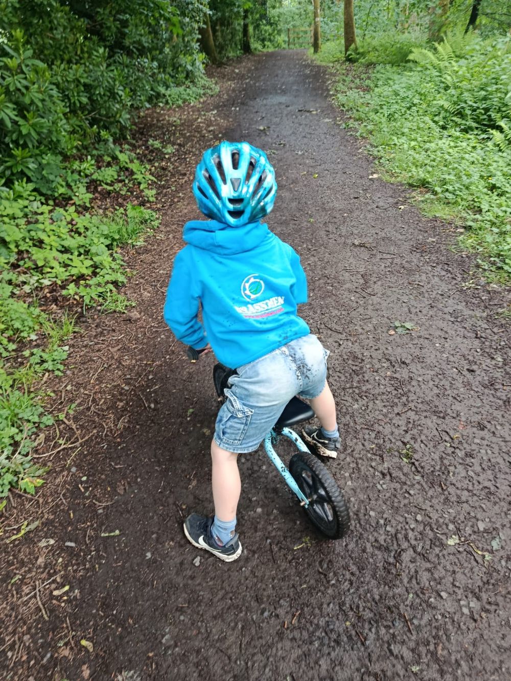 Mountain biking walk