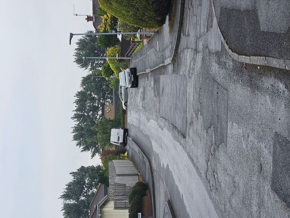 Rainy morning school walks 