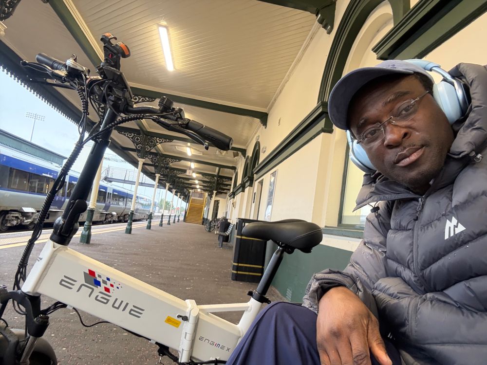 waiting for my train