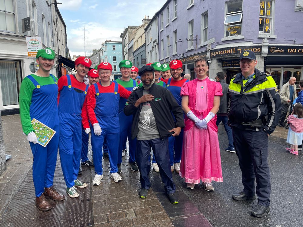 Getting Princess Peach to Galway