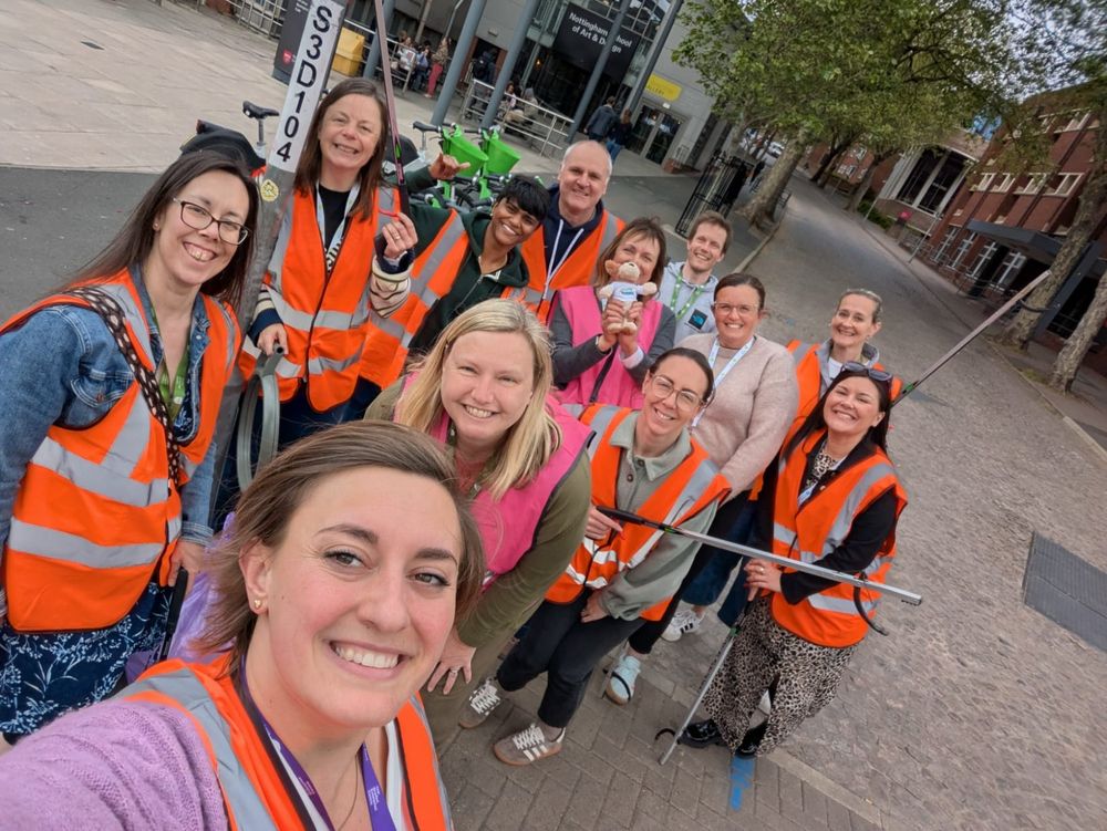Litterpicking with my work team