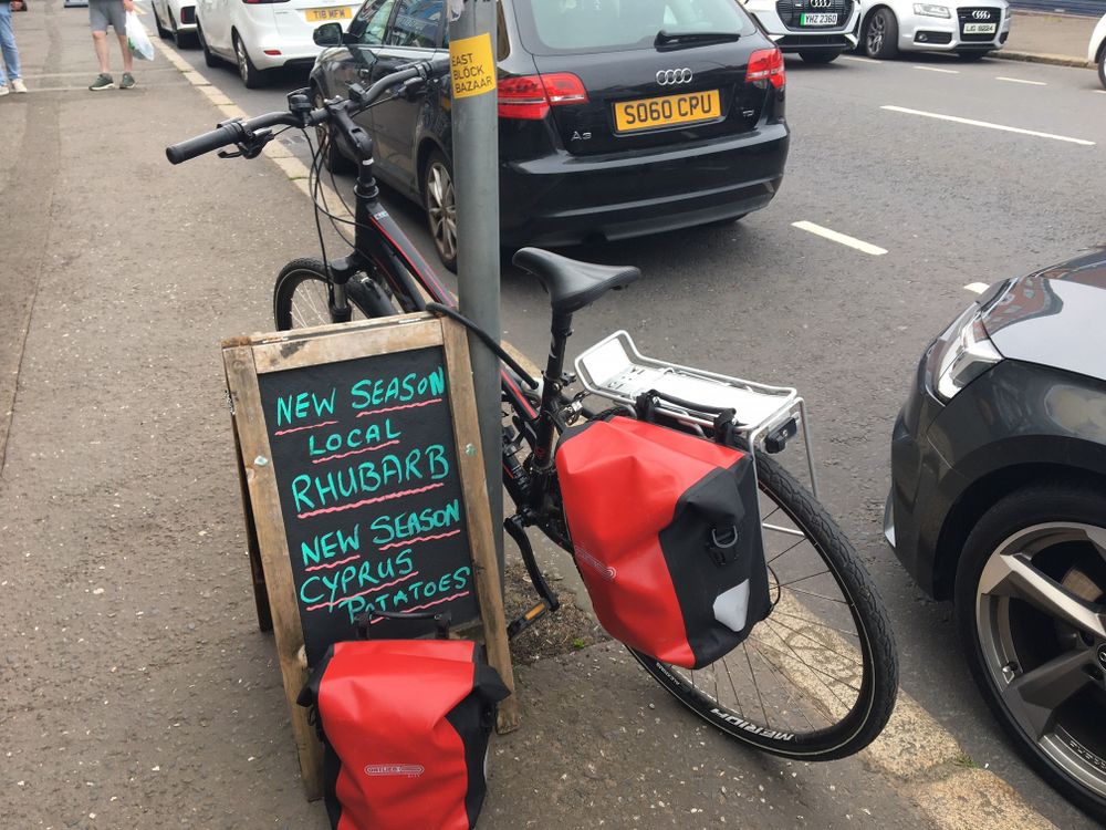 Save on fuel, cycle to shops
