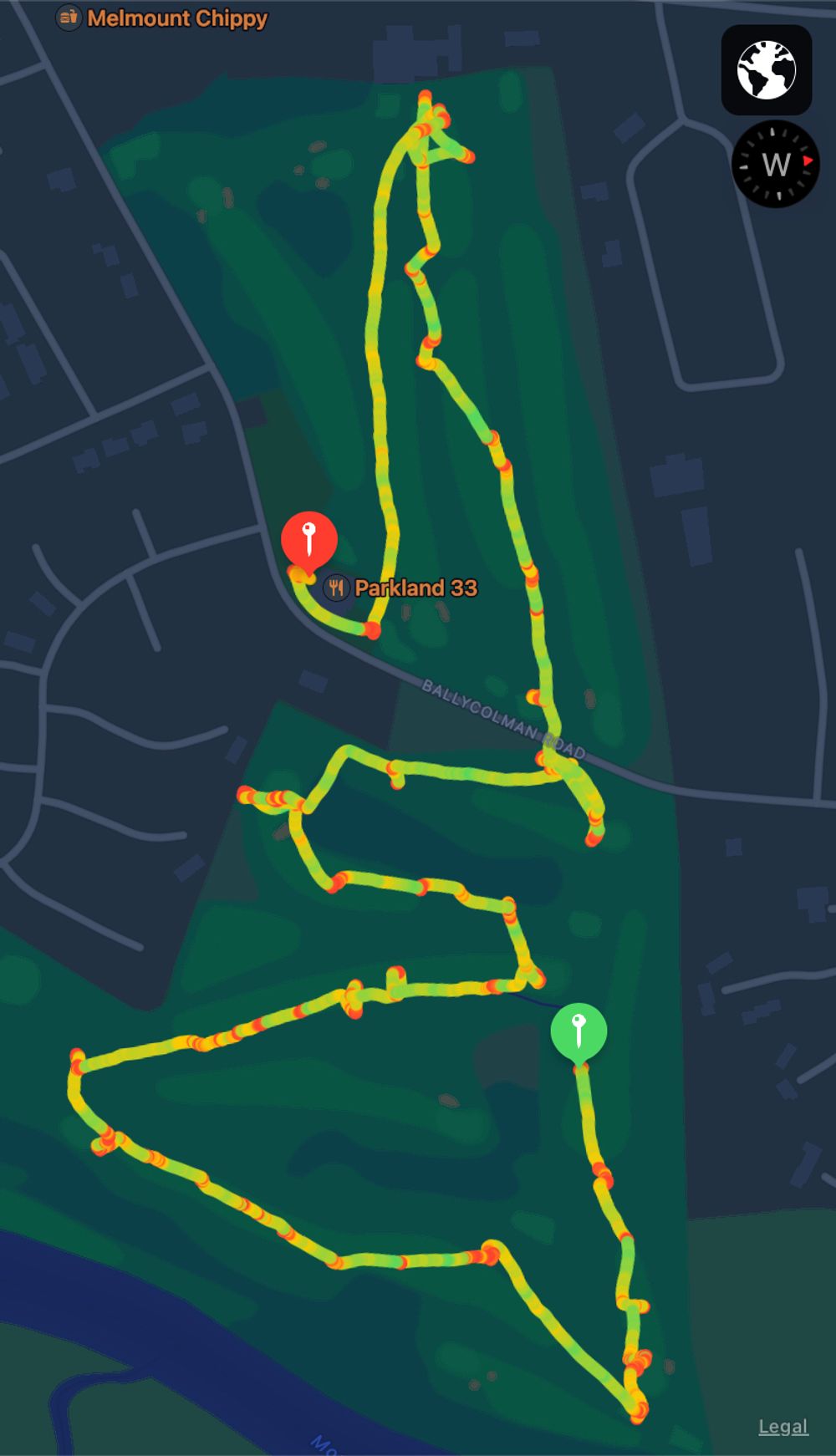 Getting my steps in on the golf course ⛳️