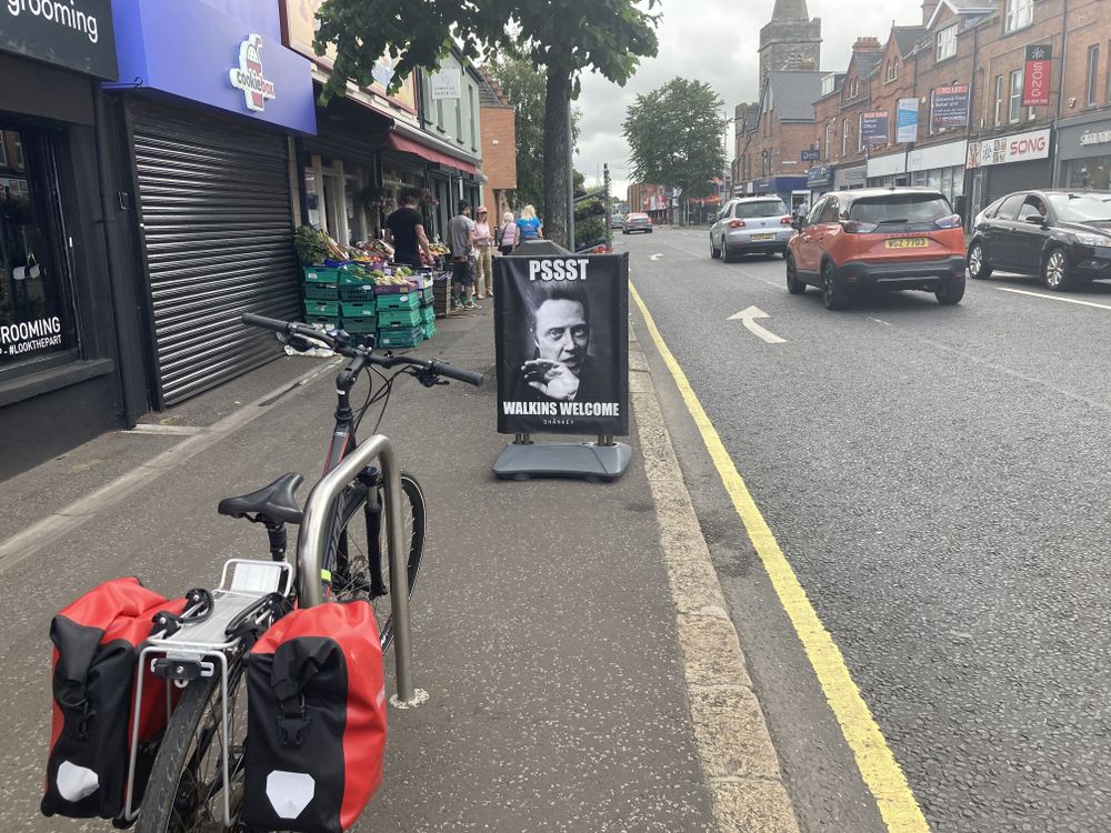 Shop by bike