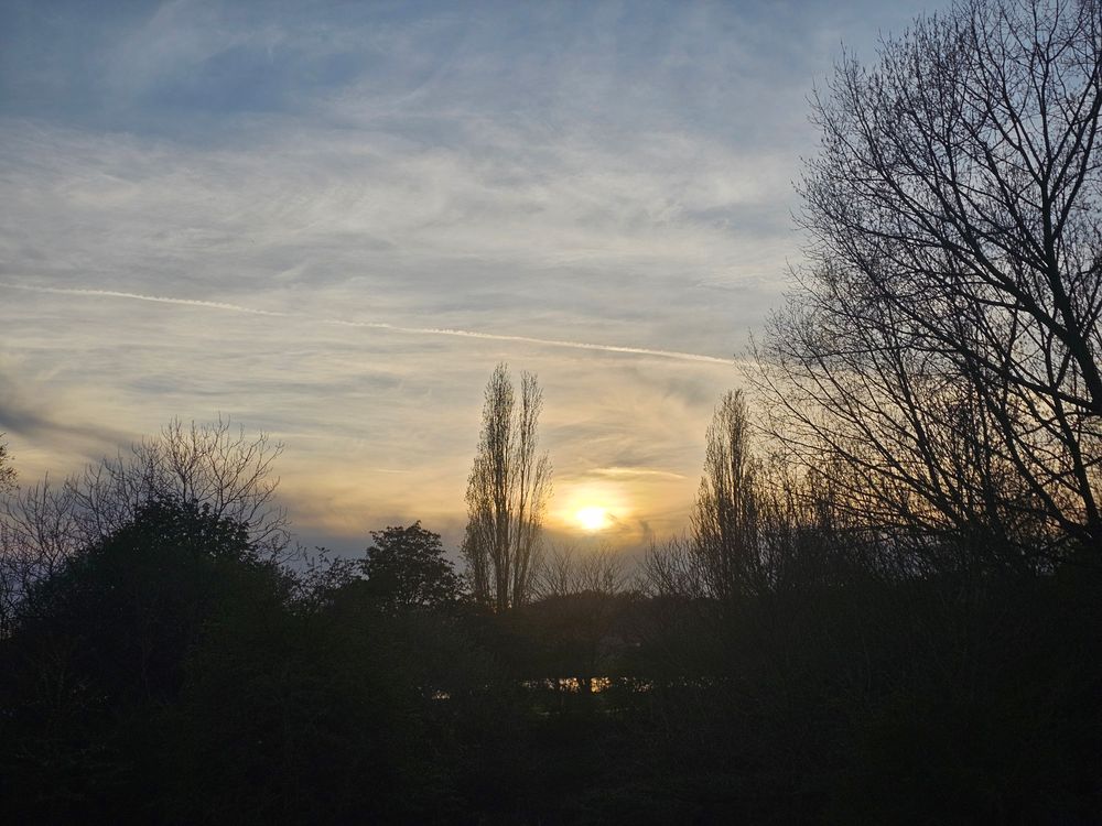 Beautiful sunset.