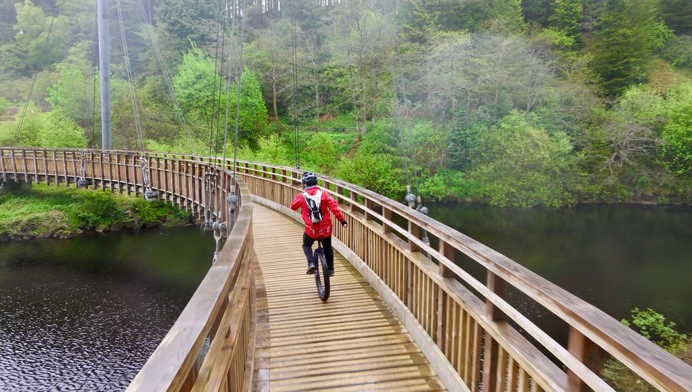 On the bridge 