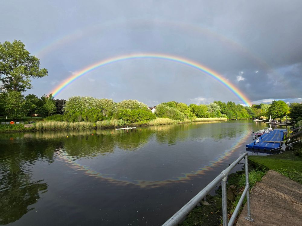 Rainbow iver the Lagan