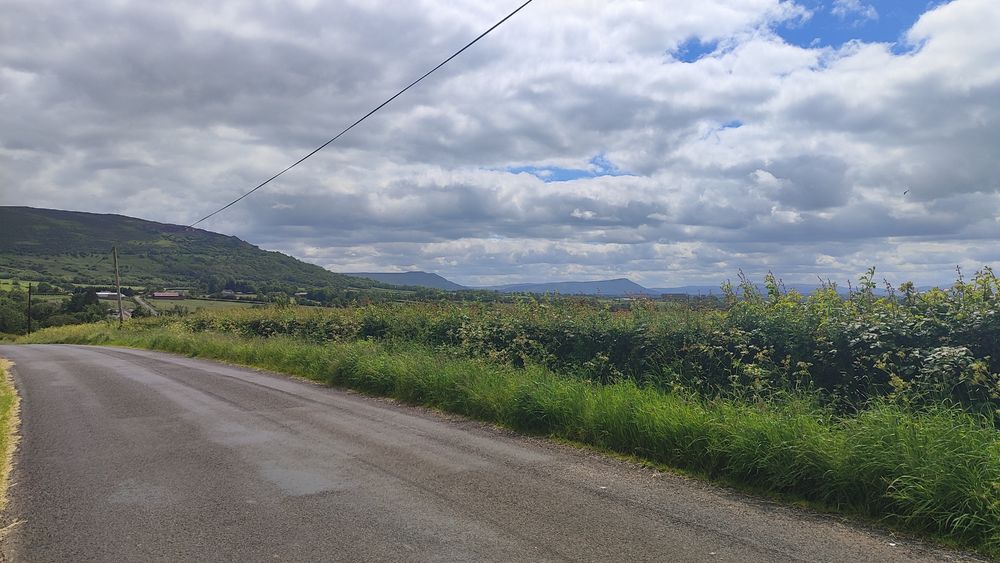 Windy cycle on the north coast hills