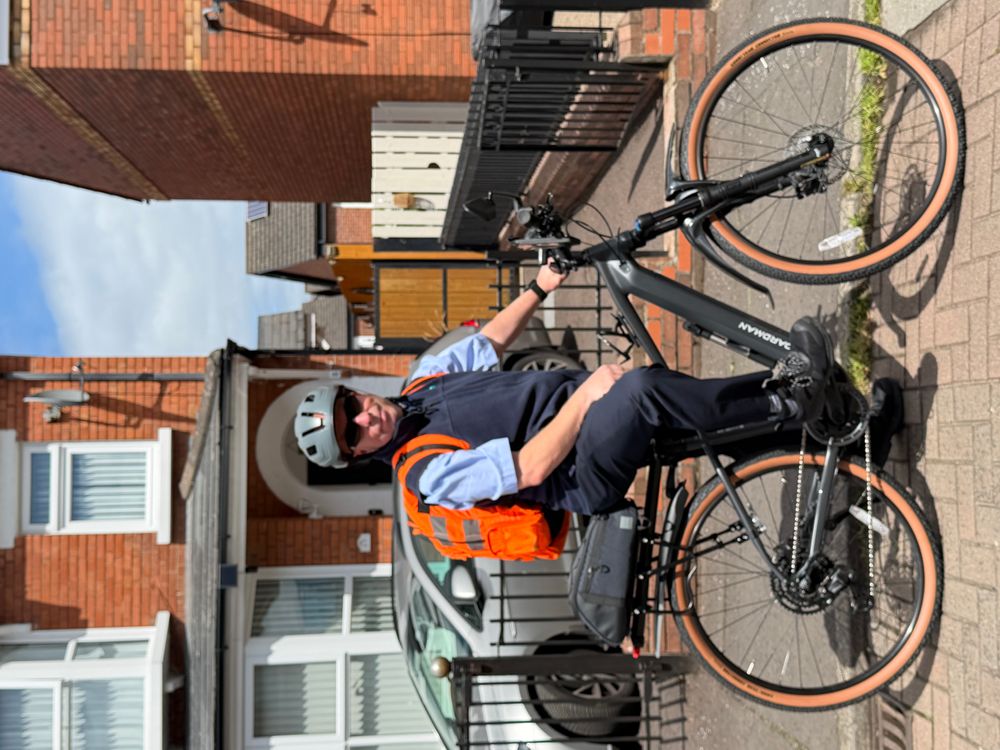 Taking bike to work instead of car
