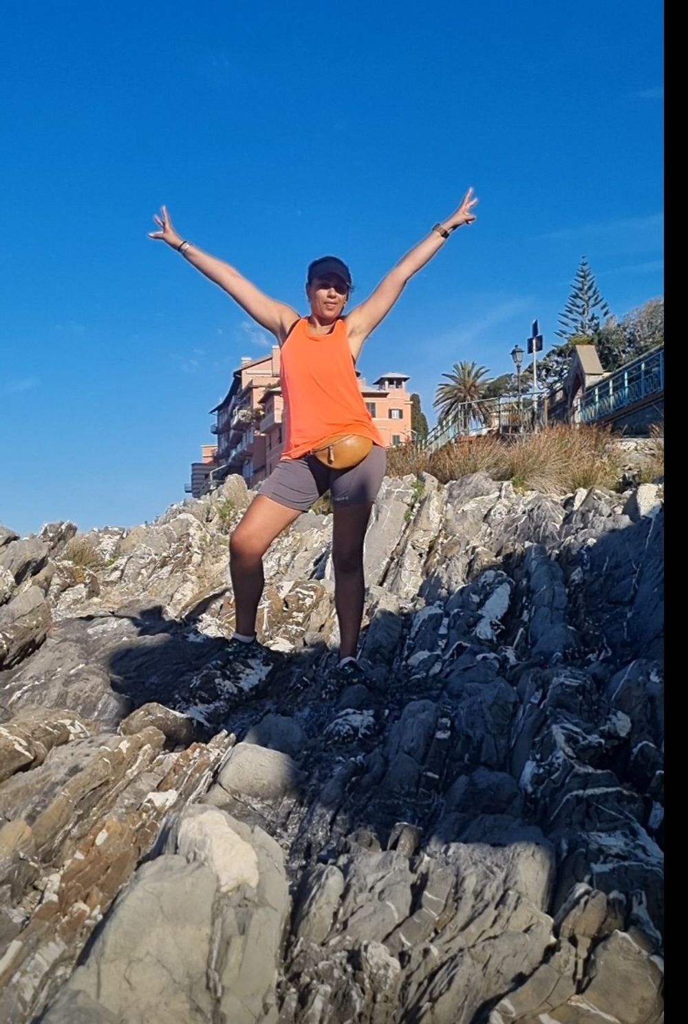 Morning walk in Liguria
