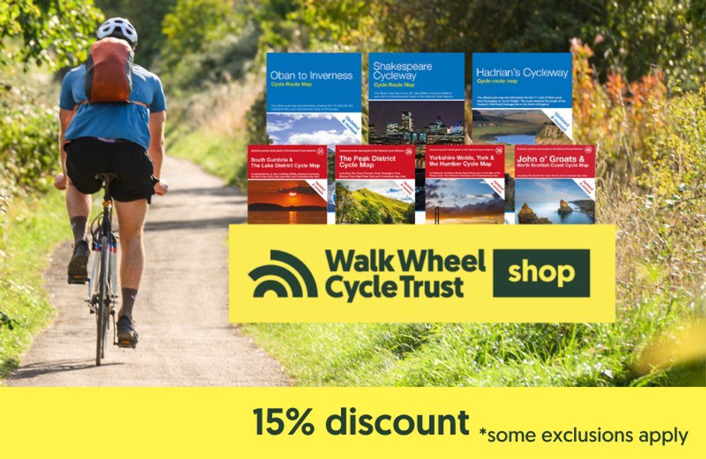 15% off Walk Wheel Cycle Trust shop